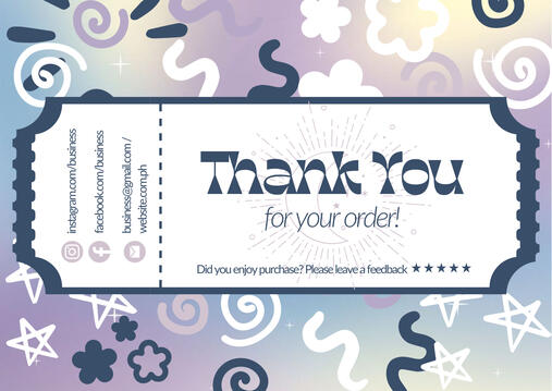 CANVA TEMPLATE - Thank You Card