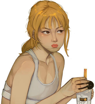 Girl With Boba